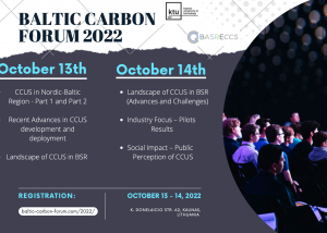 Read more about the article BCF-2022 (Baltic Carbon Forum 2022)                 [13-14.10.2022]