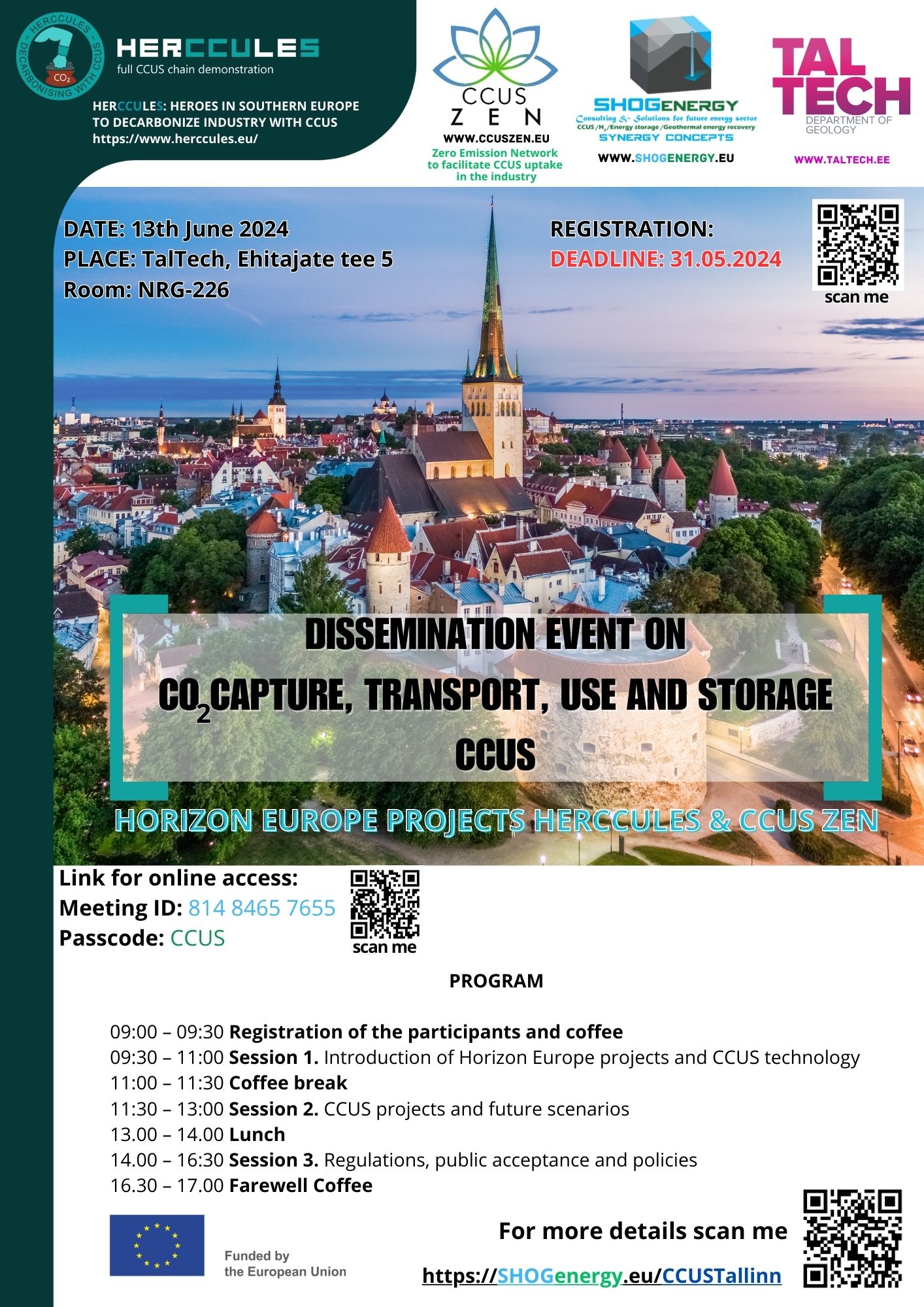 You are currently viewing DISSEMINATION EVENT ON CO2 CAPTURE, TRANSPORT, USE AND STORAGE CCUS [13.06.2024]